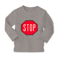 Baby Clothes Red Stop Sign Funny Humor Boy & Girl Clothes Cotton - Cute Rascals