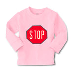 Baby Clothes Red Stop Sign Funny Humor Boy & Girl Clothes Cotton - Cute Rascals