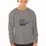 Baby Clothes Grey Elephant with The Trump up Zoo Funny Boy & Girl Clothes Cotton - Cute Rascals