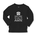 Baby Clothes Don'T Make Me Call My Auntie with Silhouette Vintage Telephone - Cute Rascals