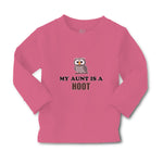 Baby Clothes My Aunt Is A Hoot with Owl Bird Boy & Girl Clothes Cotton - Cute Rascals