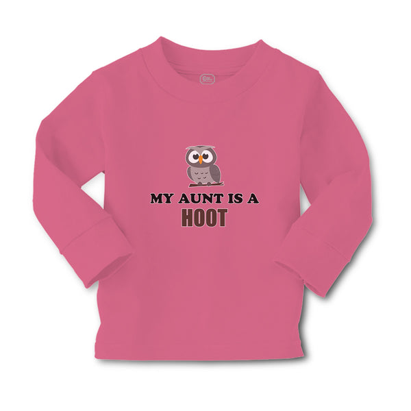 Baby Clothes My Aunt Is A Hoot with Owl Bird Boy & Girl Clothes Cotton - Cute Rascals