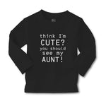 Baby Clothes Think I'M Cute You Should See My Aunt! Boy & Girl Clothes Cotton - Cute Rascals