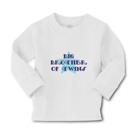 Baby Clothes Big Brother of Twins Background Blue Star Boy & Girl Clothes Cotton - Cute Rascals