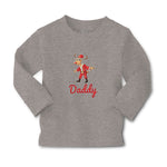 Baby Clothes Daddy and A Deer in An Christmas Santa Claus's Costume with Horns - Cute Rascals