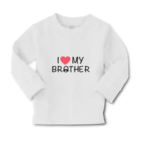 Baby Clothes I Love My Brother with Man's Facial Mustache Boy & Girl Clothes - Cute Rascals
