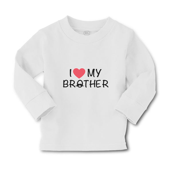 Baby Clothes I Love My Brother with Man's Facial Mustache Boy & Girl Clothes - Cute Rascals