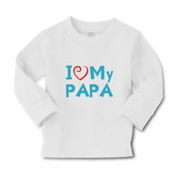 Baby Clothes I Love My Papa Boy & Girl Clothes Cotton - Cute Rascals
