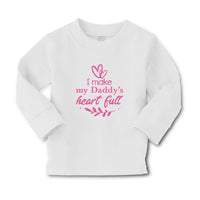Baby Clothes I Make My Daddy's Heart Full Boy & Girl Clothes Cotton - Cute Rascals