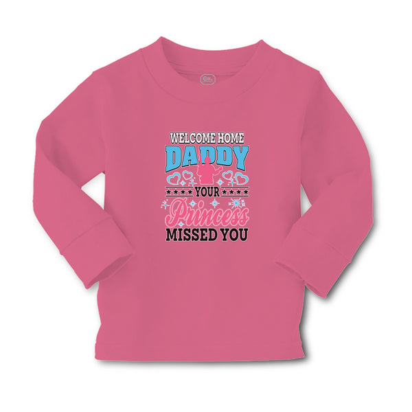 Baby Clothes Welcome Home Daddy Your Princess Missed You Boy & Girl Clothes - Cute Rascals