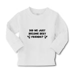 Baby Clothes Did We Just Become Best Friends Boy & Girl Clothes Cotton - Cute Rascals