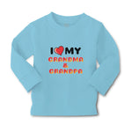 Baby Clothes I Love My Grandma & Grandpa Boy & Girl Clothes Cotton - Cute Rascals