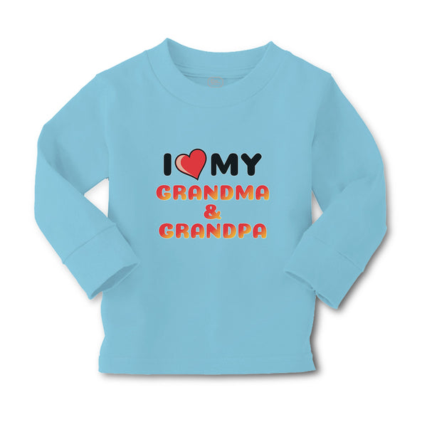 Baby Clothes I Love My Grandma & Grandpa Boy & Girl Clothes Cotton - Cute Rascals