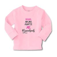 Baby Clothes Nana Mama Auntie Me #Squadgoals Boy & Girl Clothes Cotton - Cute Rascals