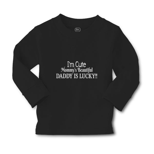 Baby Clothes I'M Cute Mommy's Beautiful Daddy Is Lucky!! Boy & Girl Clothes - Cute Rascals