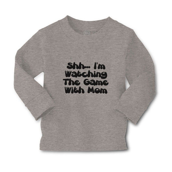 Baby Clothes Shh I'M Watching The Game with Mom Boy & Girl Clothes Cotton - Cute Rascals