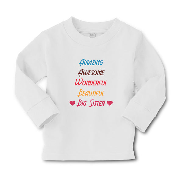Baby Clothes Amazing Awesome Wonderful Beautiful Big Sister Boy & Girl Clothes - Cute Rascals