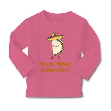 Baby Clothes Taco 'Bout Adorable Funny Humor Boy & Girl Clothes Cotton