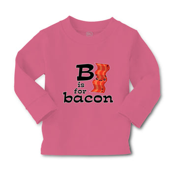 Baby Clothes B Is for Bacon Lover Funny Boy & Girl Clothes Cotton