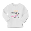 Baby Clothes Will Work 4 Milk Boy & Girl Clothes Cotton