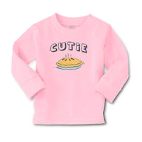 Baby Clothes Blue Word Cutie and Picture of A Pie Boy & Girl Clothes Cotton - Cute Rascals