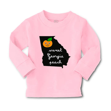 Baby Clothes State Sweet Georgia Peach Clementine Boy & Girl Clothes Cotton
