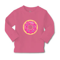 Baby Clothes Pink Donuts Food and Beverages Desserts Boy & Girl Clothes Cotton - Cute Rascals