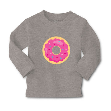 Baby Clothes Pink Donuts Food and Beverages Desserts Boy & Girl Clothes Cotton