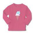 Baby Clothes Pink Blue Ice Cream Food and Beverages Desserts Boy & Girl Clothes