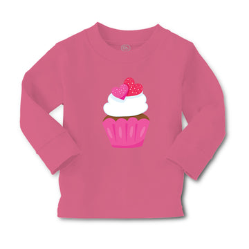 Baby Clothes Love Cupcake Food and Beverages Cupcakes Boy & Girl Clothes Cotton