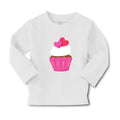 Baby Clothes Love Cupcake Food and Beverages Cupcakes Boy & Girl Clothes Cotton