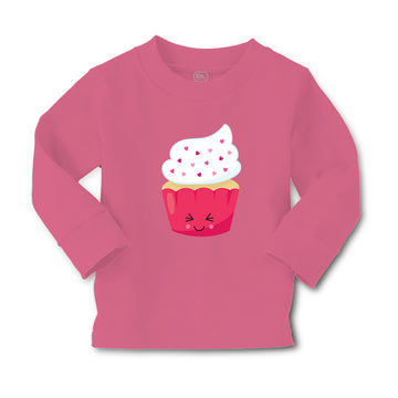 Baby Clothes Pink Love Cupcake Eyes Food and Beverages Cupcakes Cotton