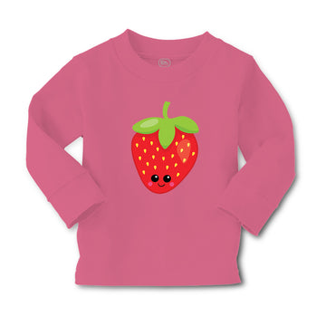 Baby Clothes Red Strawberry Food and Beverages Fruit Boy & Girl Clothes Cotton