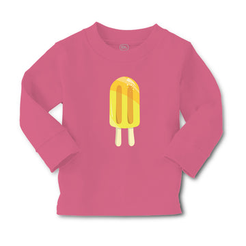 Baby Clothes Yellow Orange Popsicle Food and Beverages Desserts Cotton