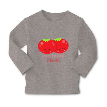 Baby Clothes Love Tomatoes Sign Vegetables Boy & Girl Clothes Cotton