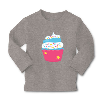 Baby Clothes Blue Dark Pink Cupcake Food and Beverages Cupcakes Cotton