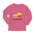 Baby Clothes A Perfect Pair Burger and Fries Funny Humor Boy & Girl Clothes