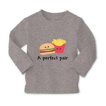 Baby Clothes A Perfect Pair Burger and Fries Funny Humor Boy & Girl Clothes