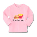 Baby Clothes A Perfect Pair Burger and Fries Funny Humor Boy & Girl Clothes