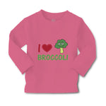 Baby Clothes I Love Broccoli Vegetables Boy & Girl Clothes Cotton - Cute Rascals