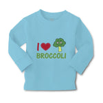 Baby Clothes I Love Broccoli Vegetables Boy & Girl Clothes Cotton - Cute Rascals