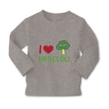 Baby Clothes I Love Broccoli Vegetables Boy & Girl Clothes Cotton