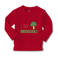 Baby Clothes I Love Broccoli Vegetables Boy & Girl Clothes Cotton - Cute Rascals