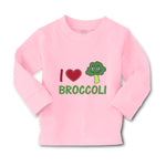 Baby Clothes I Love Broccoli Vegetables Boy & Girl Clothes Cotton - Cute Rascals