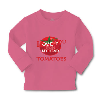 Baby Clothes Tomatoes I Love You from My Head Vegetables Boy & Girl Clothes