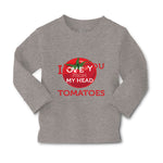 Baby Clothes Tomatoes I Love You from My Head Vegetables Boy & Girl Clothes - Cute Rascals