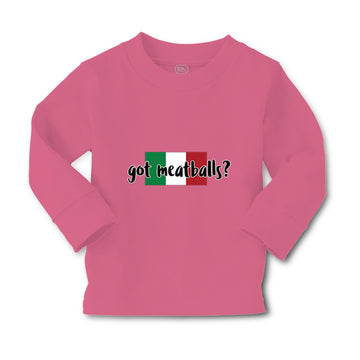 Baby Clothes Got Meatballs Italia Flag Italy Funny Humor Boy & Girl Clothes