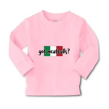 Baby Clothes Got Meatballs Italia Flag Italy Funny Humor Boy & Girl Clothes