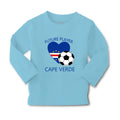 Baby Clothes Future Soccer Player Cape Verde Future Boy & Girl Clothes Cotton