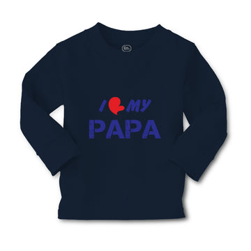 Baby Clothes I Love My Papa Dad Father's Day Boy & Girl Clothes Cotton